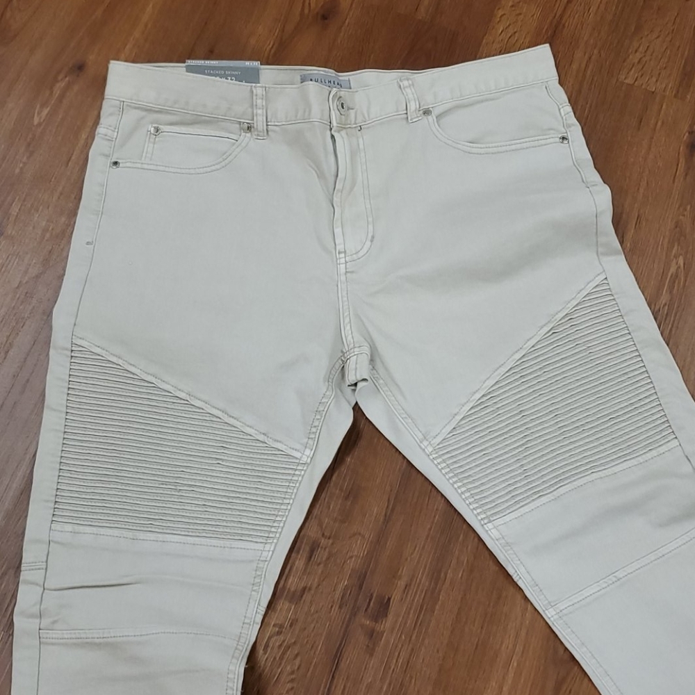 Bullhead stacked skinny oatmeal jean 36 x 32